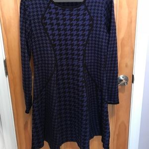 Calvin Klein purple/black dress